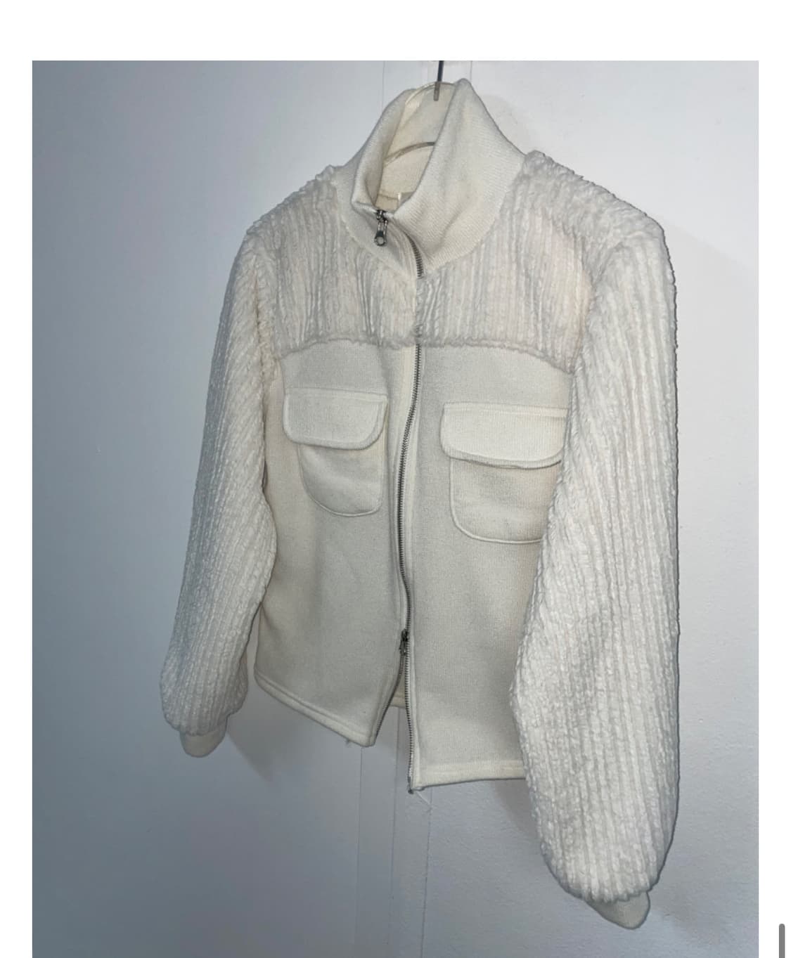 믹스 투웨이 니트 집업 상품이미지1