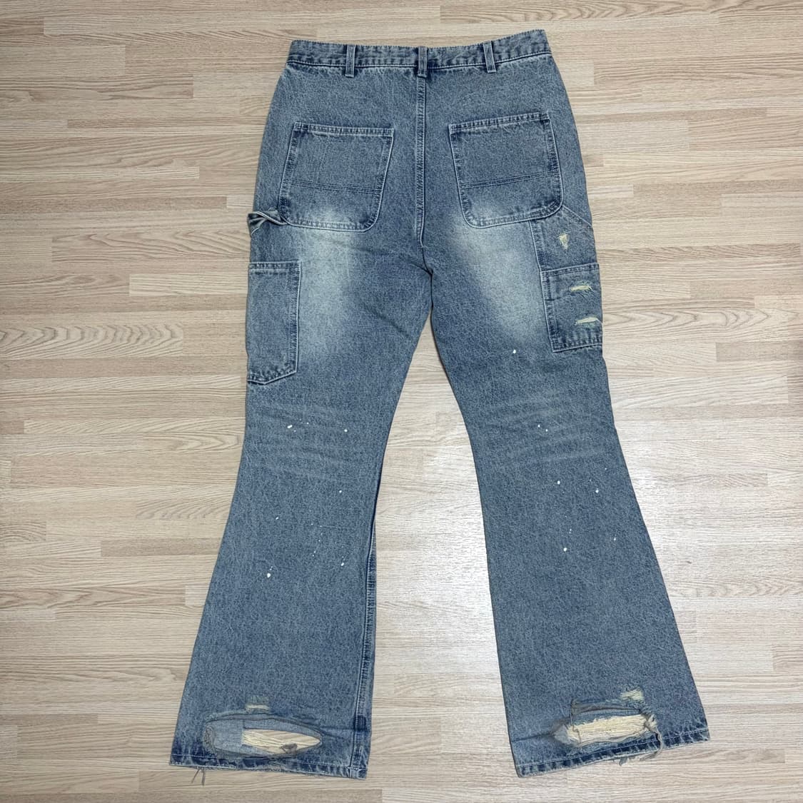 DOUBLE KNEE BOOT CUT JEANS 상품이미지2