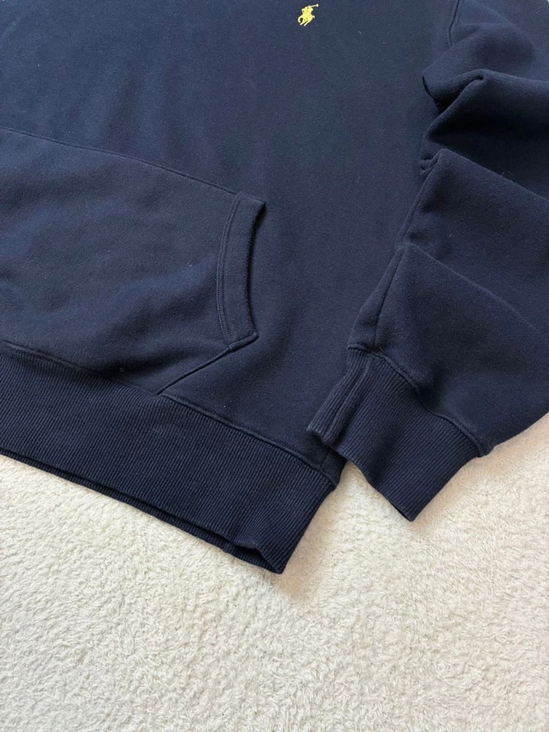 폴로 랄프로렌 네이비 미니멀리즘 후드 티셔츠 PN5874    상품이미지4