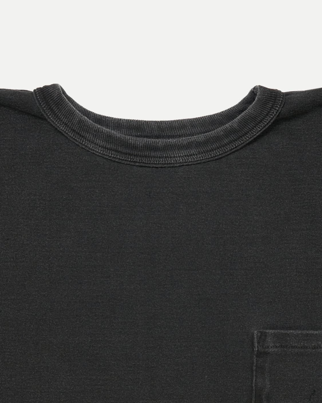 타이가 타카하시 LOT 601 티셔츠 SUMI DYED BLACK 42 상품이미지7