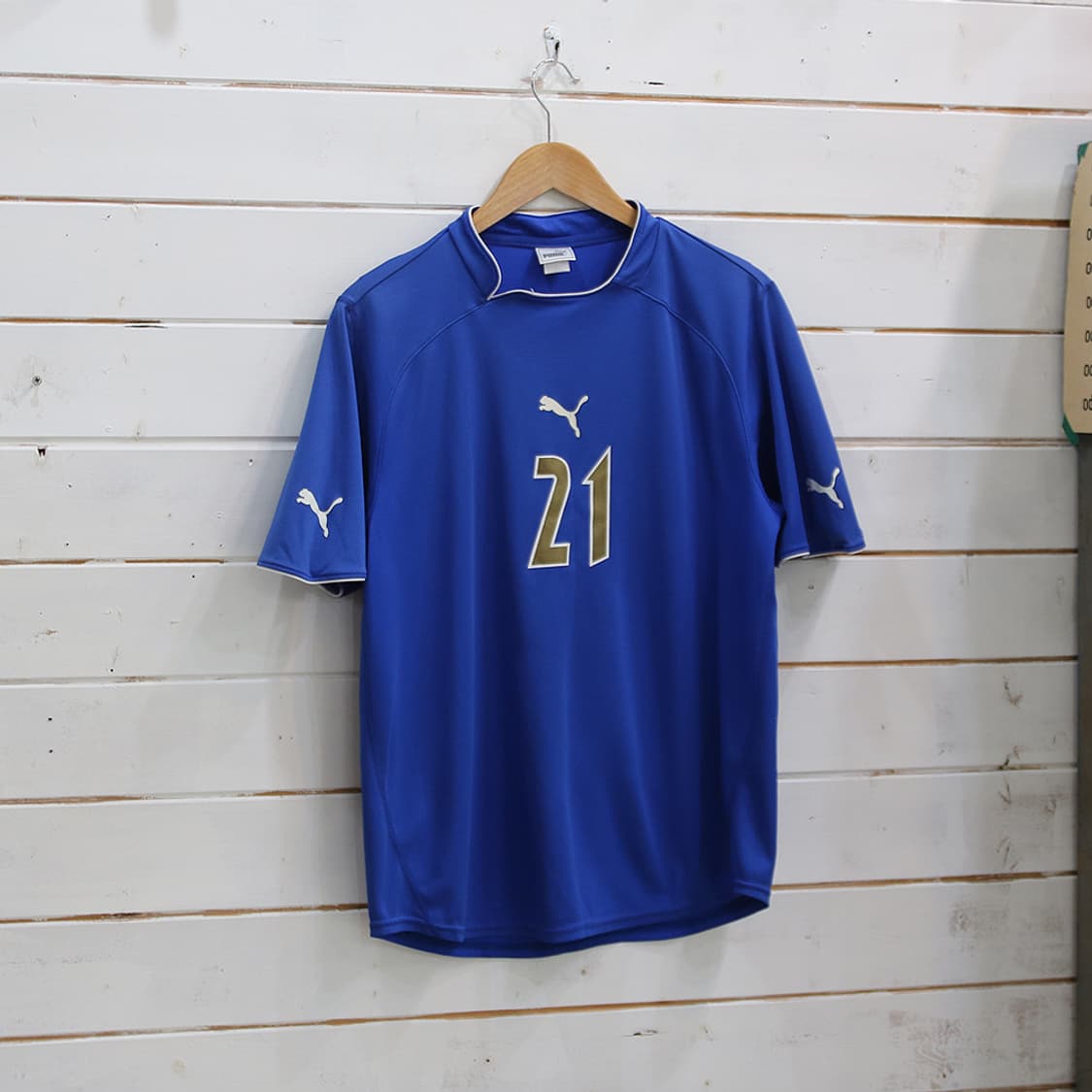 (착용컷) PUMA 풋볼 유니폼 상의 (남성용 100) 상품이미지1