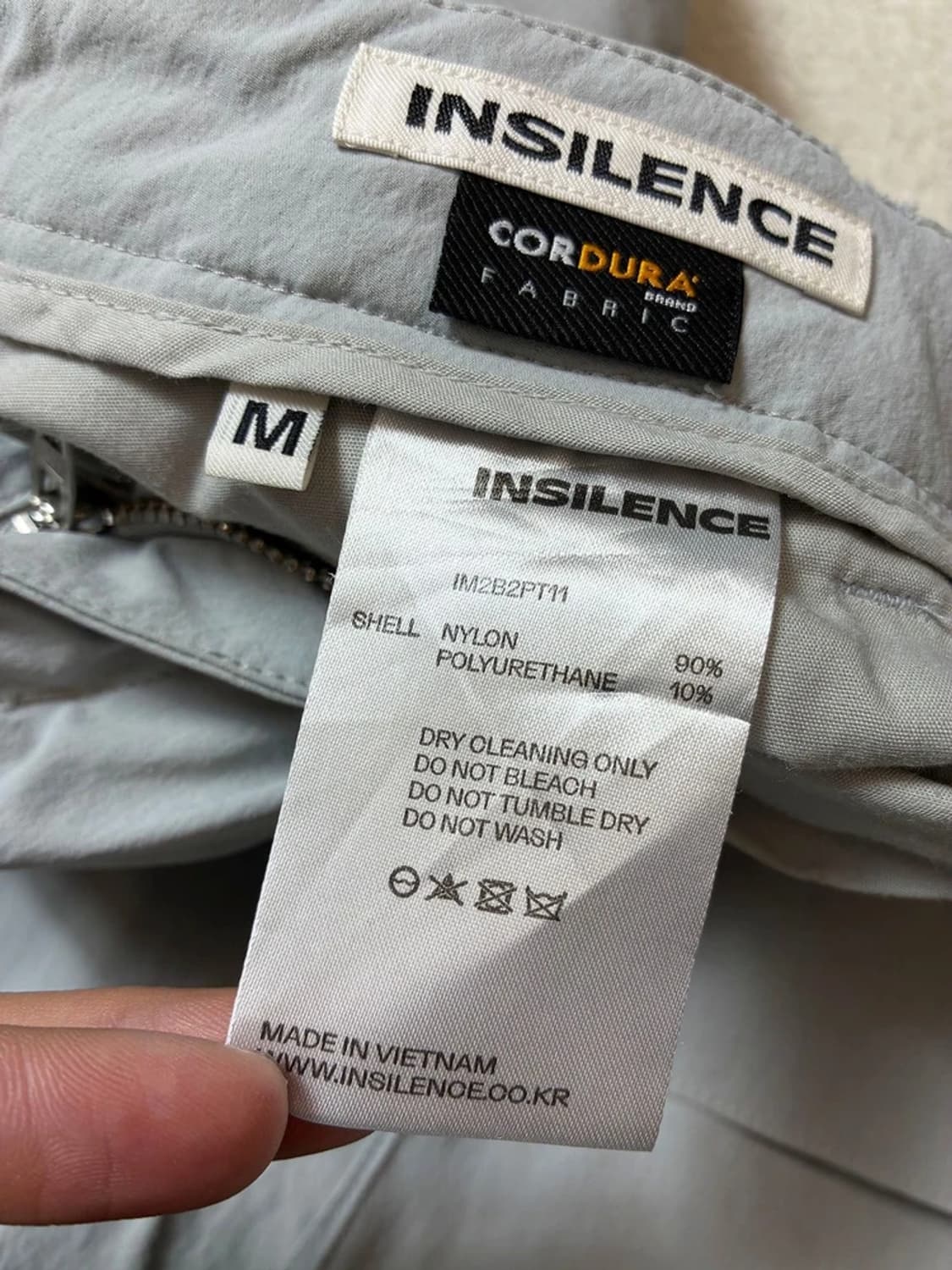 인사일런스 22ss CORDURA 카고 팬츠 PN7244 상품이미지9