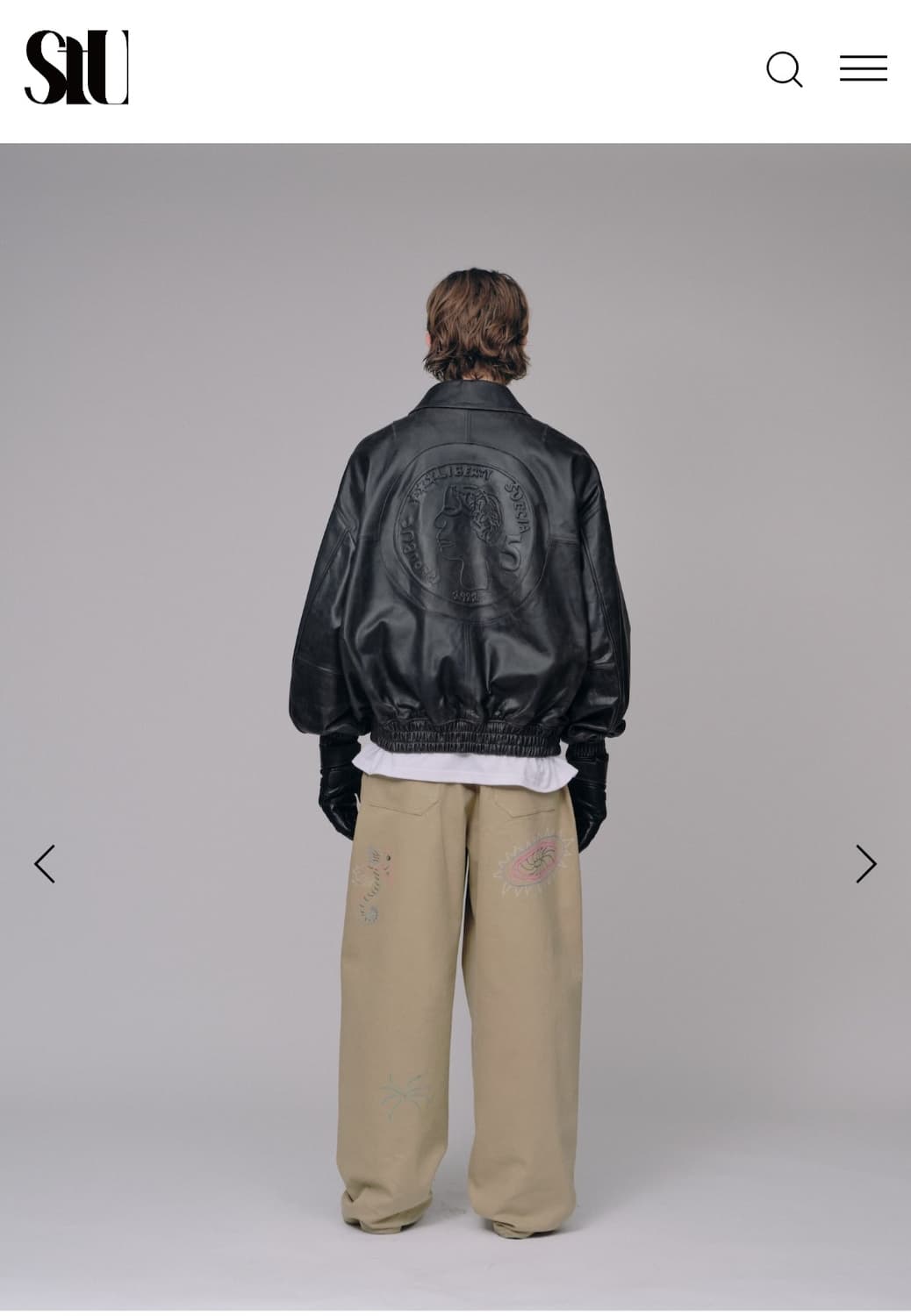 stu hank 가죽쟈켓  L 사이즈 판매 상품이미지4