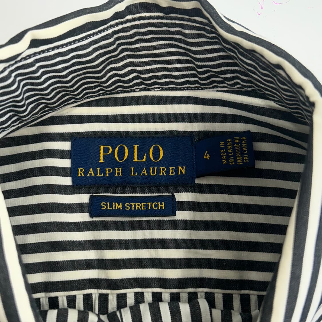 Polo 폴로 블랙포니 블랙 스트라이프 셔츠 상품이미지5