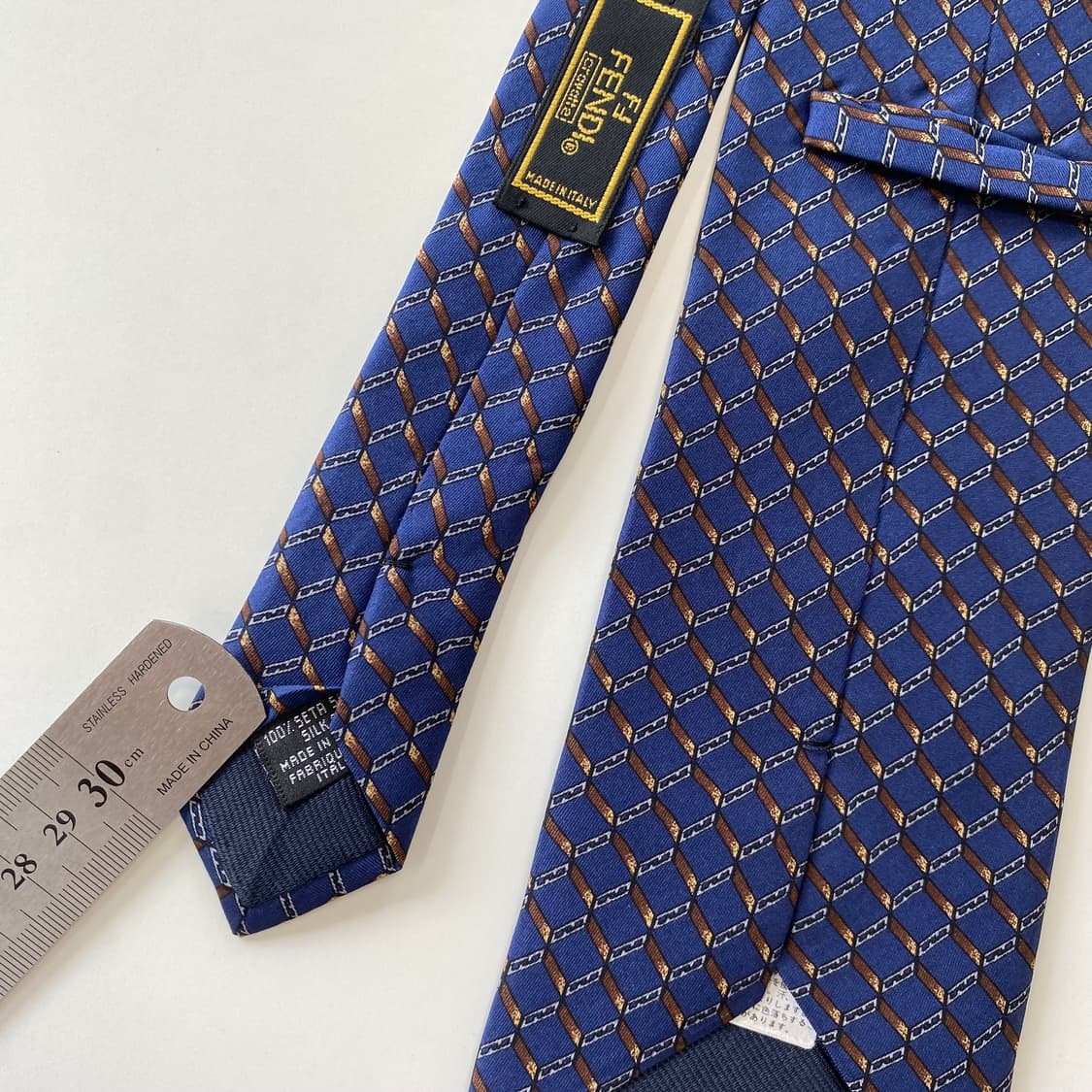 펜디 (FENDI) FF 모노그램 정품 명품 넥타이 상품이미지6