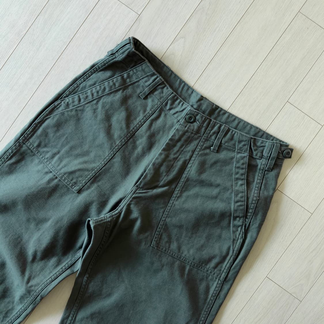 무탠다드 퍼티그 팬츠 올리브 32 상품이미지2