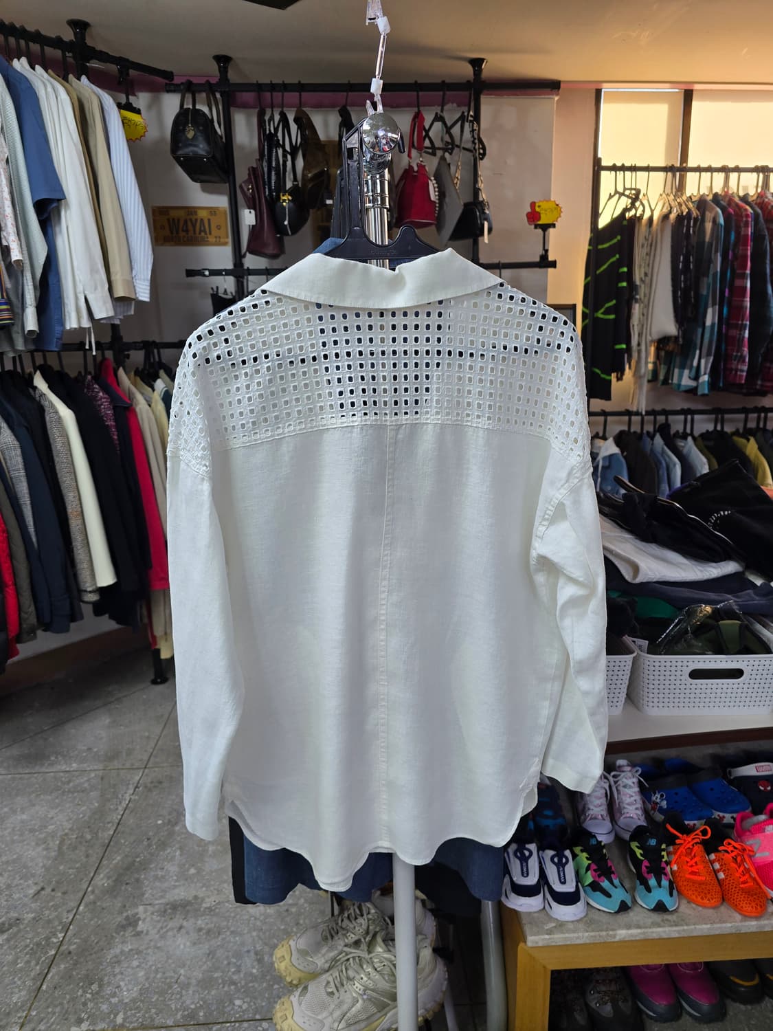 베네통 린넨자켓 펀칭 디테일 (1238) 상품이미지2