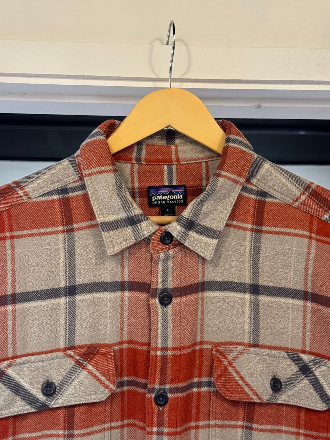 파타고니아 오가닉코튼 플란넬셔츠 L 상품이미지2