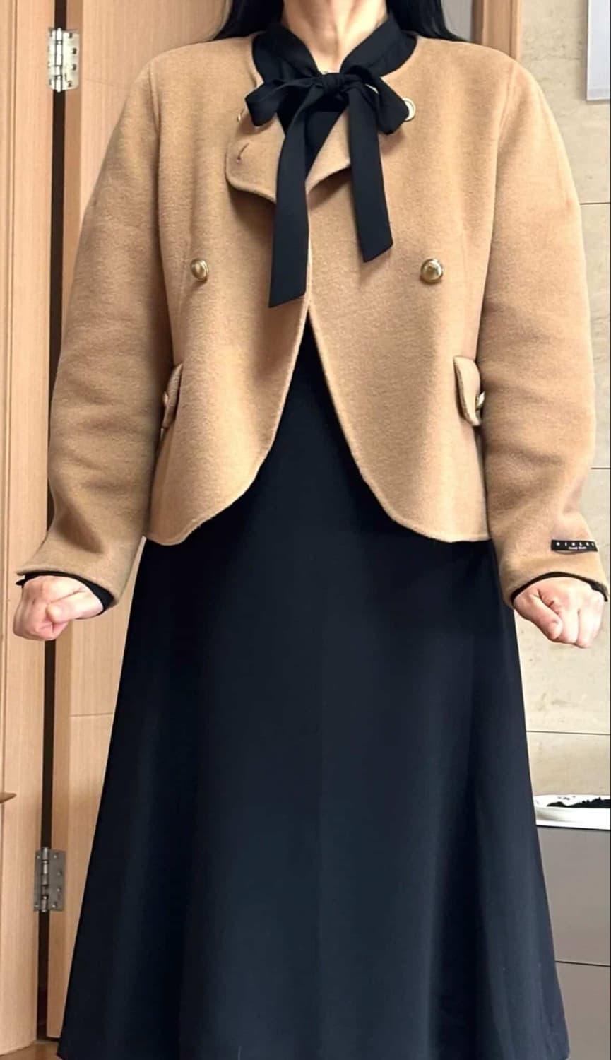 시슬리 카멜 숏코트 상품이미지2