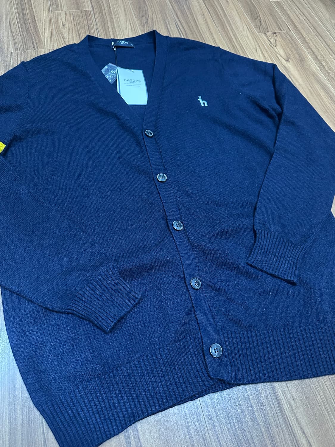 헤지스골프 카카오택시 브이넥 네이비 가디건 105 상품이미지3