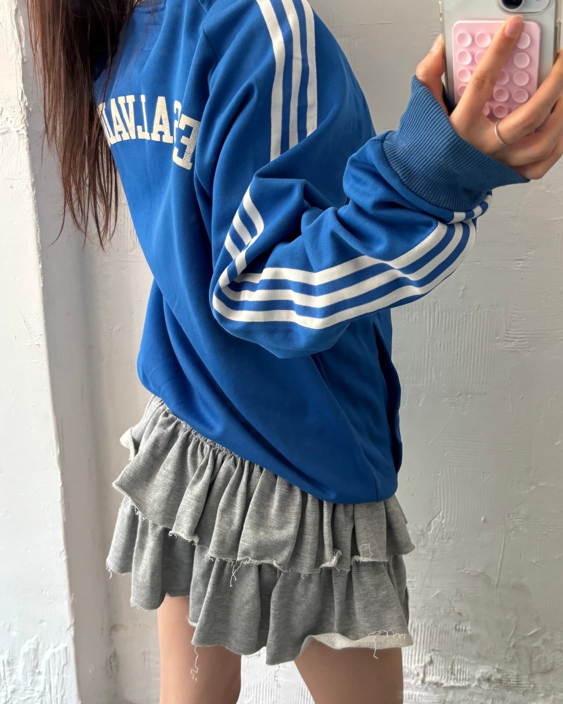 Adidas 아디다스 블루컬러 엘사바도르 ES 트랙탑 상품이미지3