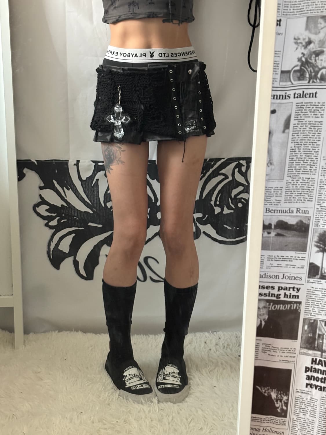 hurtHandmade Damage Black Camo Layered S 상품이미지3