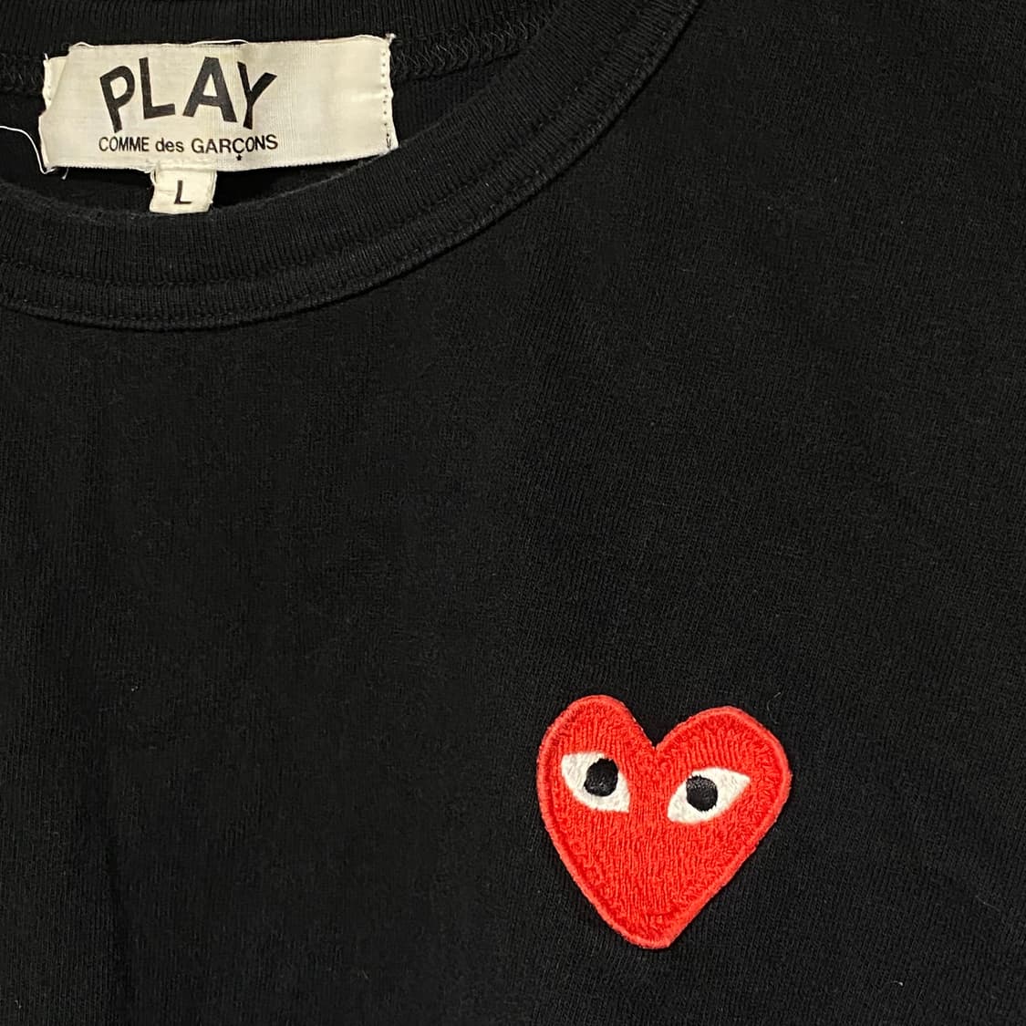 꼼데가르송 레드와펜 긴팔 티셔츠 여성용 L 상품이미지2