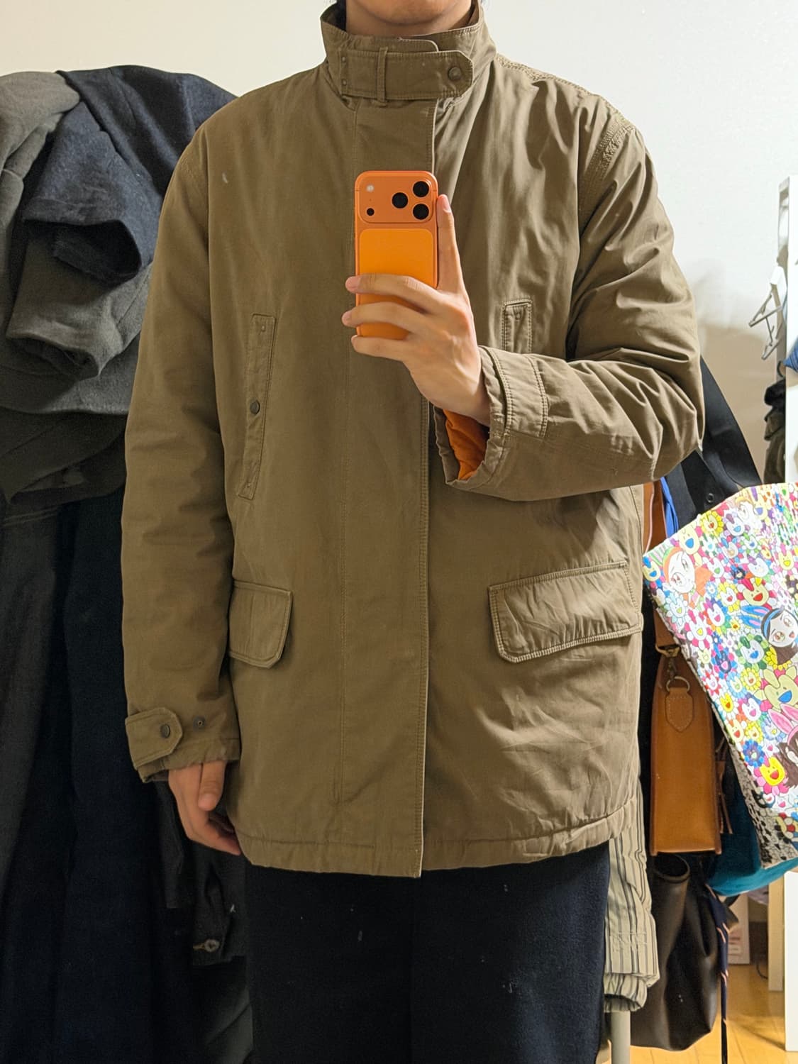 헨리코튼 가먼트다잉 코튼 카코트 상품이미지4