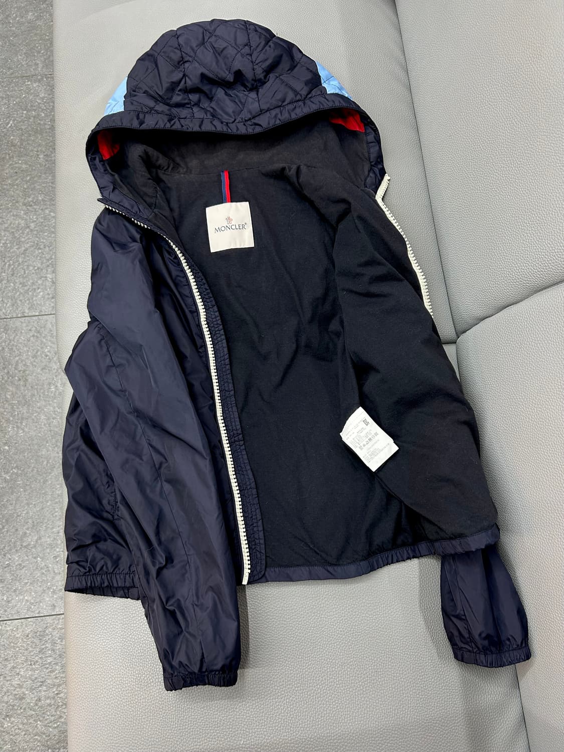 몽클레어 키즈 바람막이 후드 자켓(14세/성인55가능) 상품이미지7