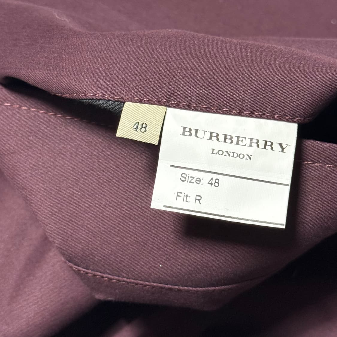 48 버버리 와인 싱글 코트 상품이미지6