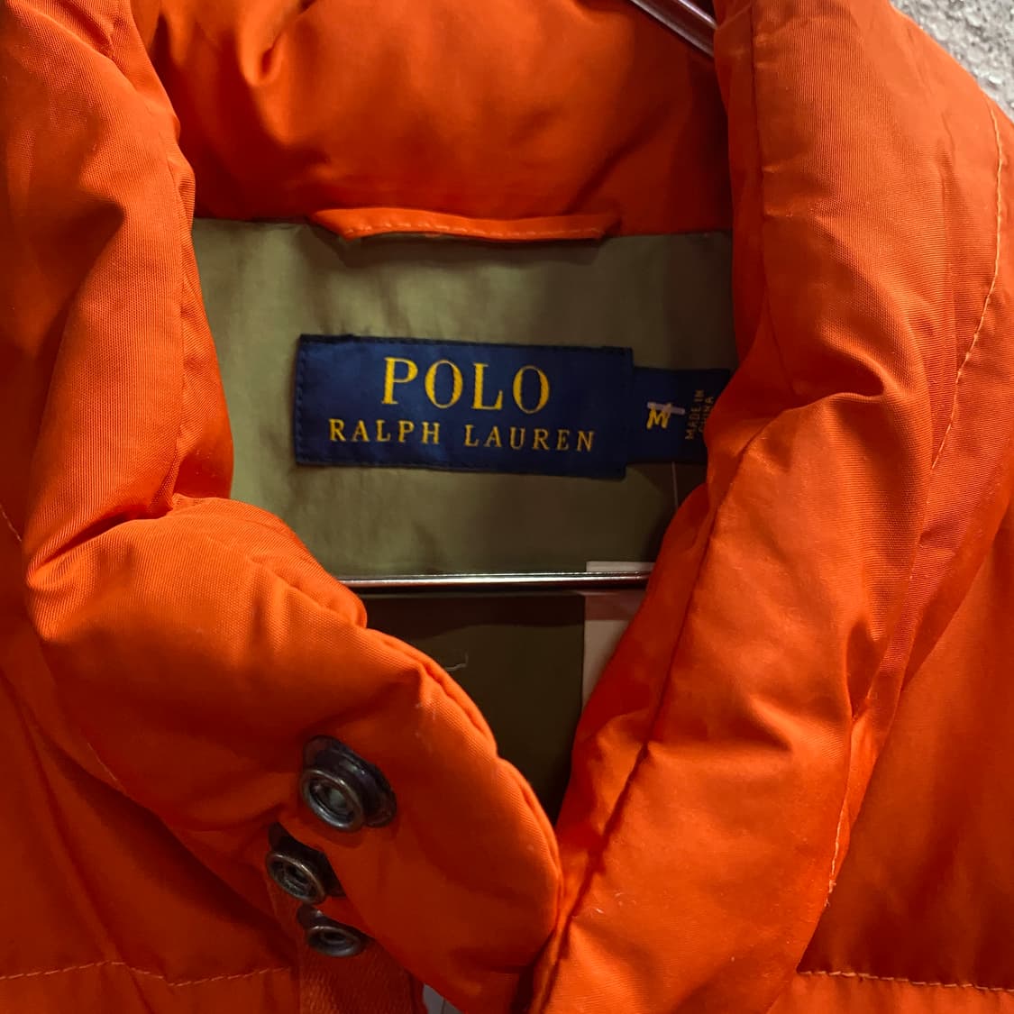 폴로 랄프로렌 오렌지 패딩 베스트 B3175 상품이미지3