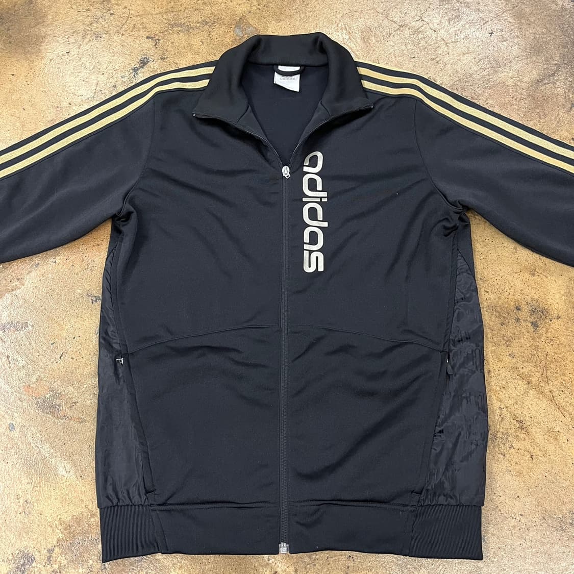 아디다스 검금 블랙 골드 져지 트랙탑 110 상품이미지3