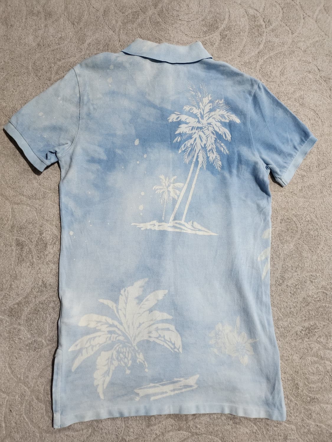 **폴로 랄프로렌 트로피컬 야자수 반팔 카라티 S 상품이미지5
