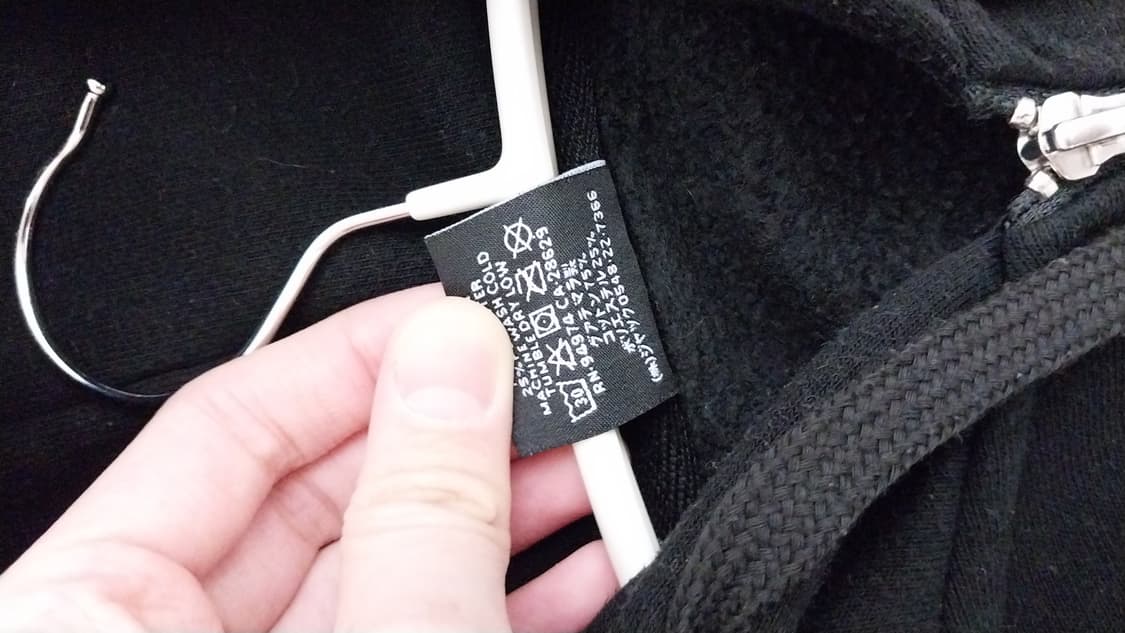 스투시 피그먼트 베이직 후드집업 블랙 상품이미지4