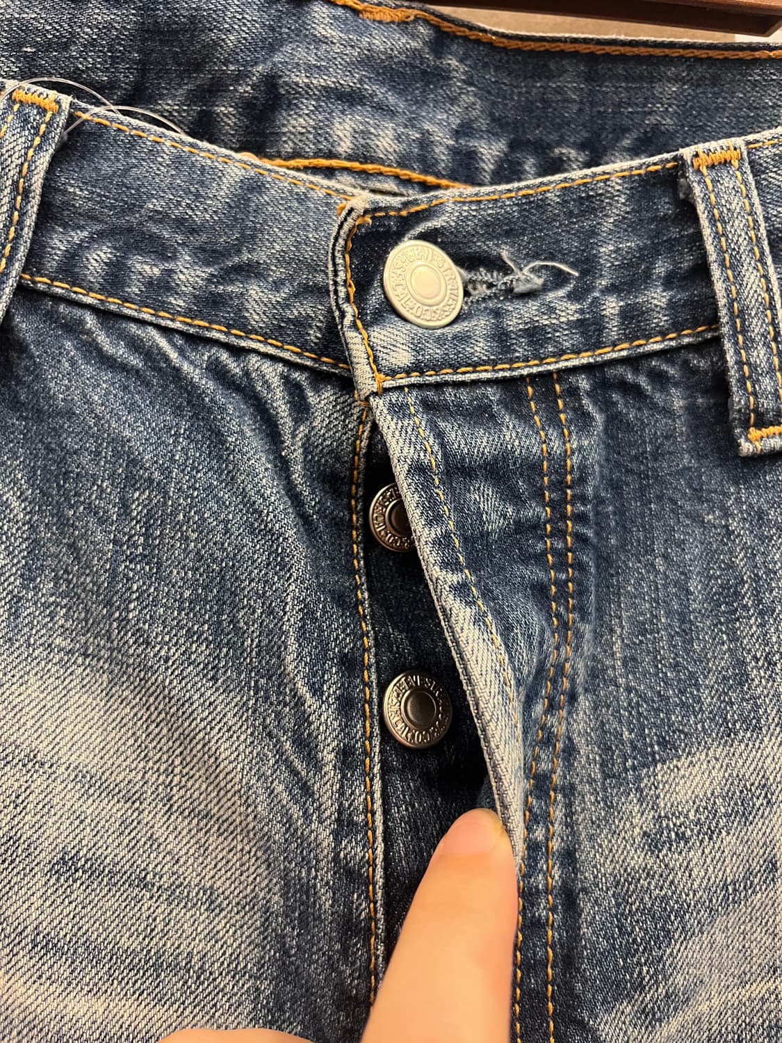00s Levis 리바이스 501 빈티지 데님 팬츠 (32-33inch) 상품이미지3