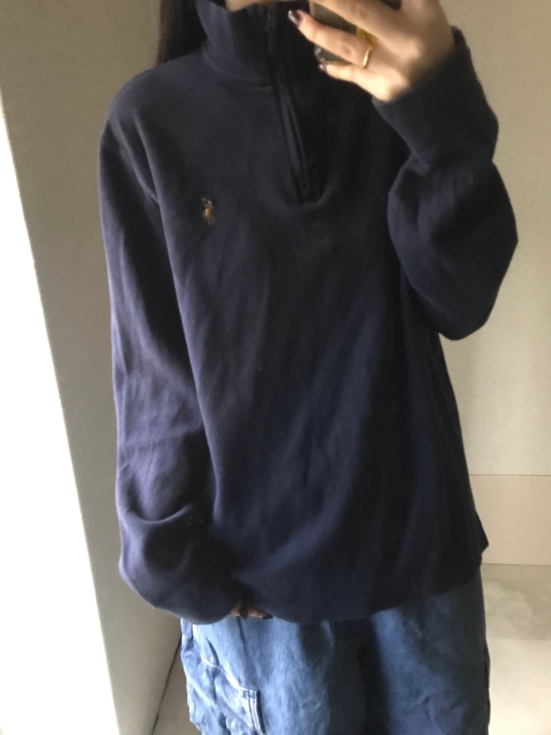 폴로 네이비 멀티포니 반집업 상품이미지2