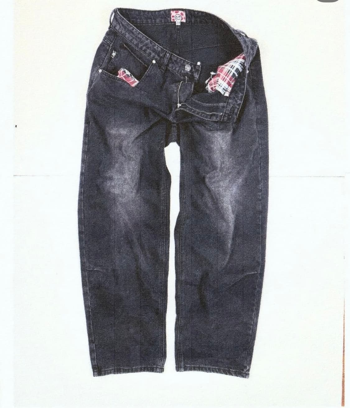 WASHED BLACK STAR JEANS 상품이미지2