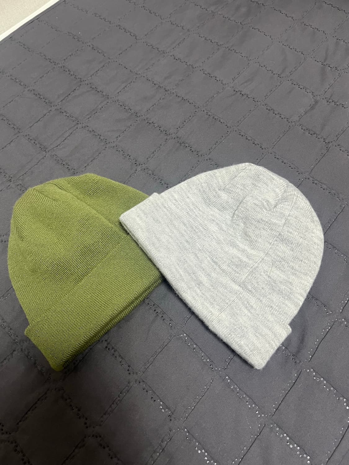 챔피온 비니 카키 멜란지그레이 세트 판매 상품이미지2