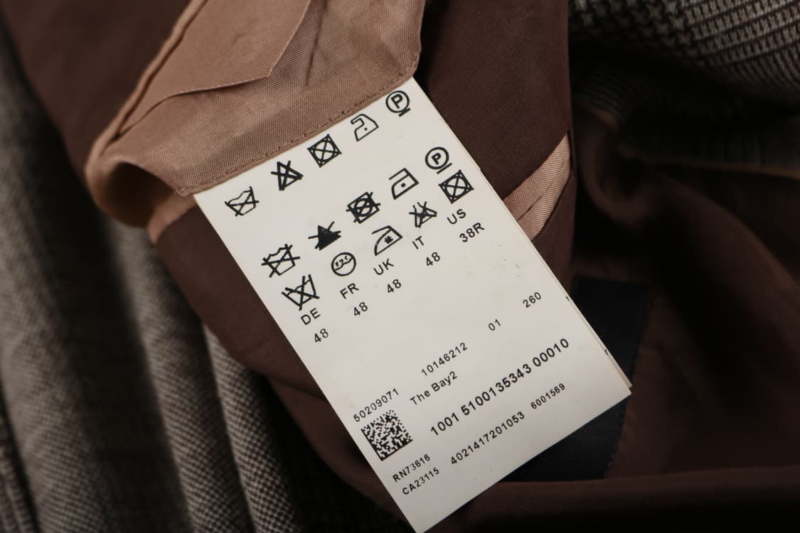 [L] 휴고보스 브라운 체크 자켓 상품이미지7