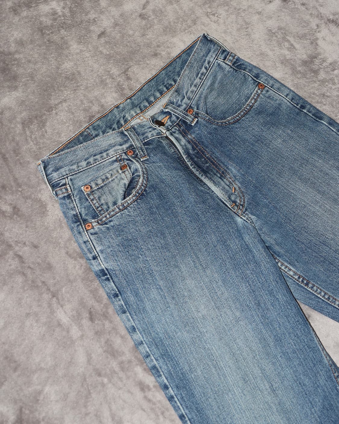 00‘s 리바이스 620 워싱 데님팬츠 [0-181] 상품이미지5