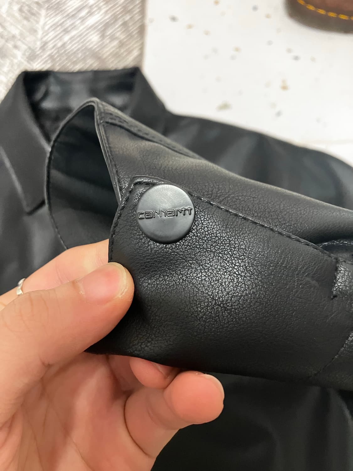 칼하트 wip 디트로이드 가죽 가켓 상품이미지4