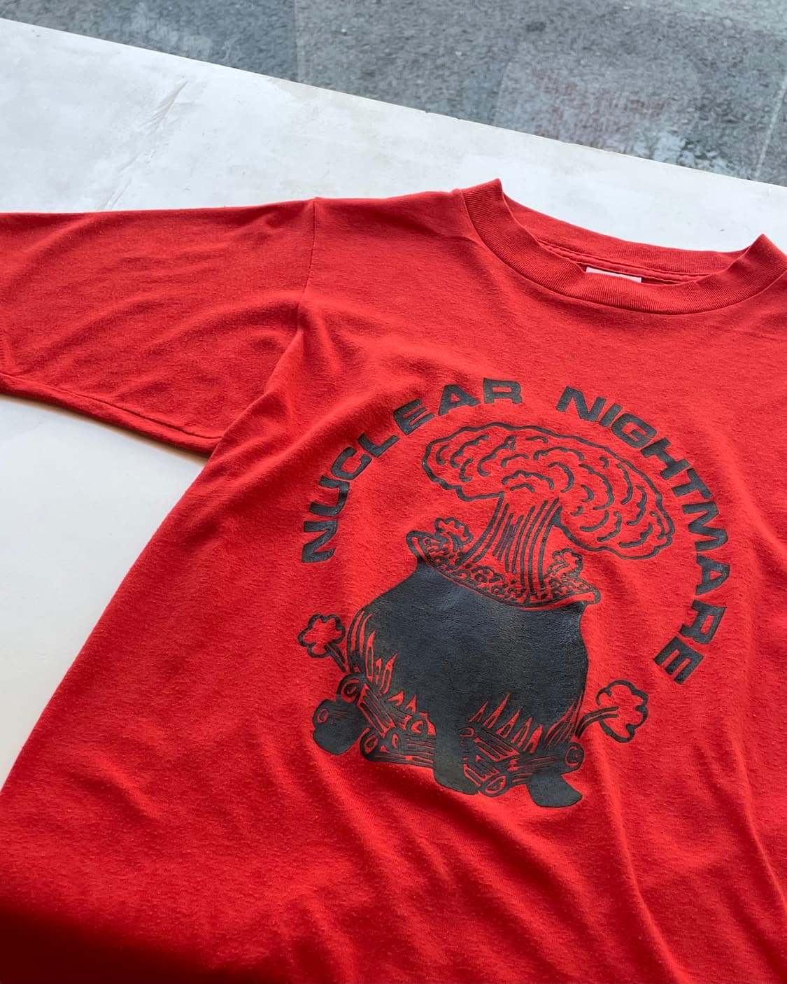 80s USA ‘Nuclear nightmare’☢️ T-shirt  상품이미지2