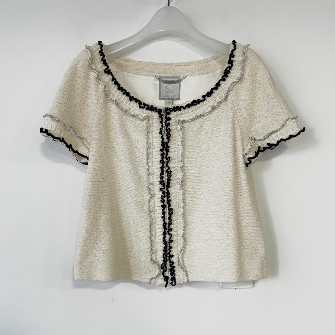 센존 꾸뛰르 트위드 자켓 스커트 투피스 상품이미지2