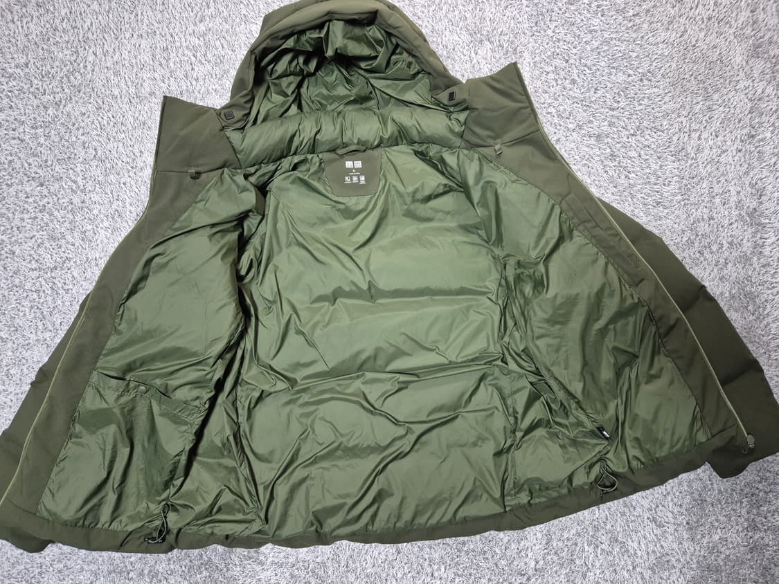 유니클로 남성 심리스 다운패딩 XL 상품이미지6