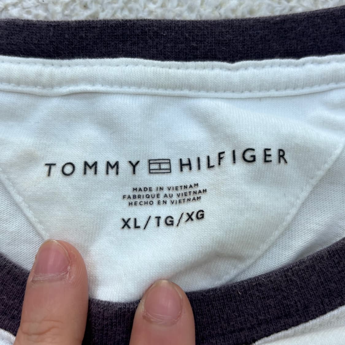 XL 타미힐피거 빅로고 반팔 티셔츠 0410E 상품이미지3