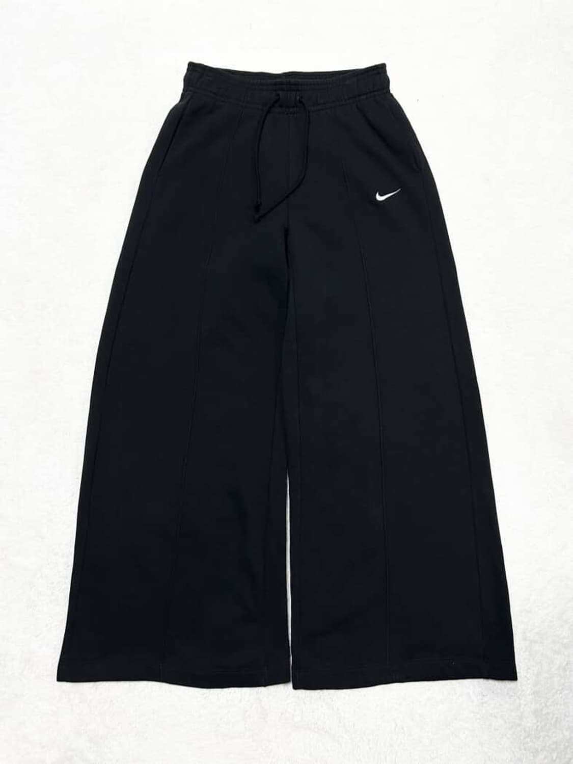 나이키 스우시 블랙 와이드 팬츠 상품이미지4