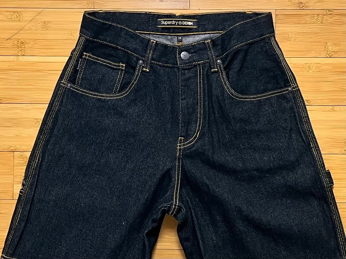 슈퍼드라이 카펜터 데님팬츠 W28 상품이미지3