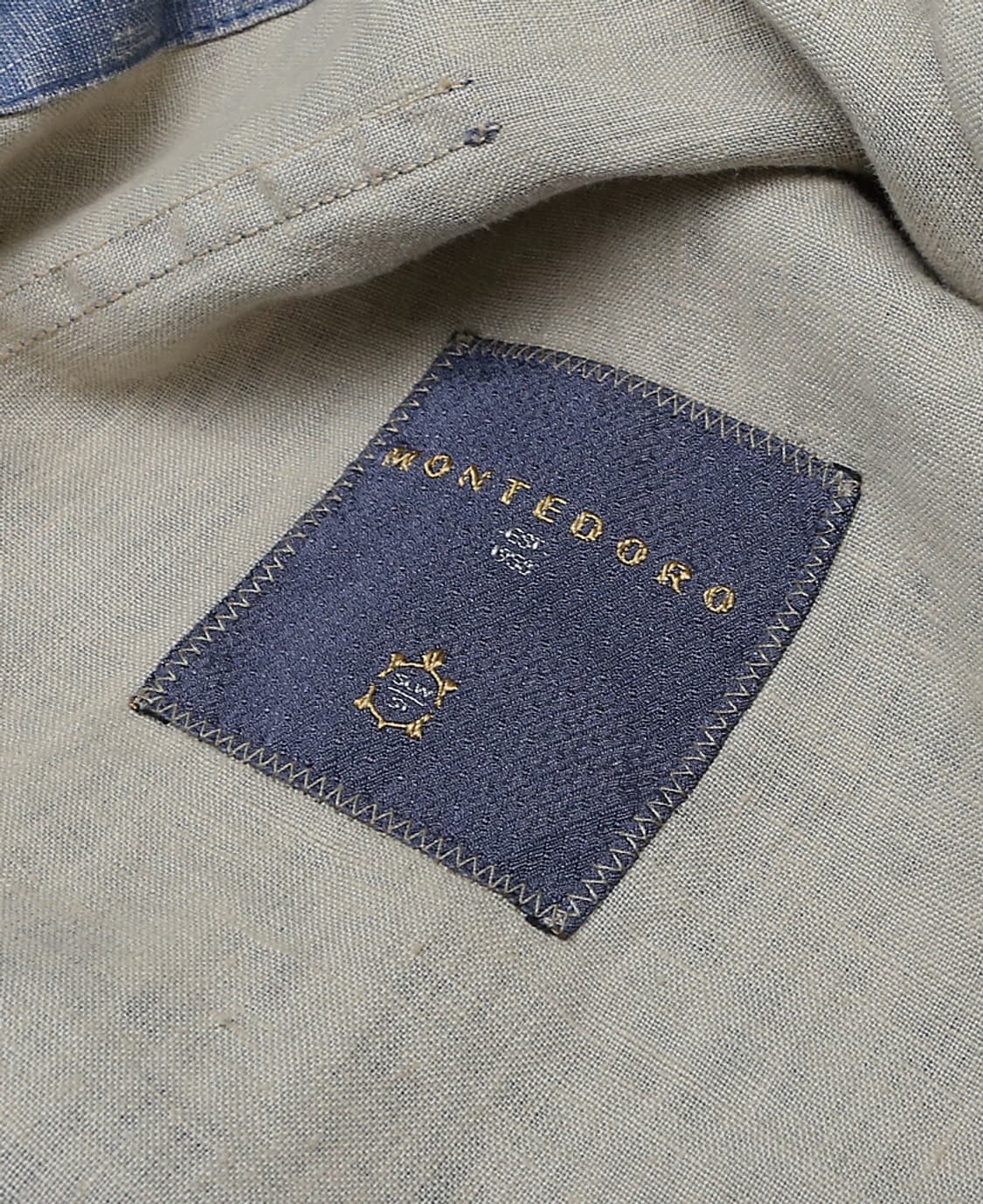 몬테도로 [Montedoro] 리노 린넨 데님 필링 S/S 커버올 자켓 상품이미지6