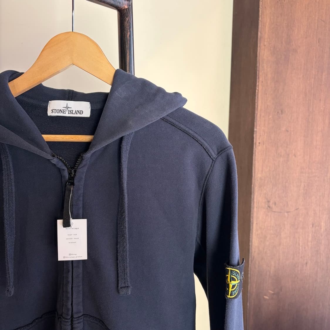 15338 - 스톤아일랜드 와펜 후드 집업  상품이미지3