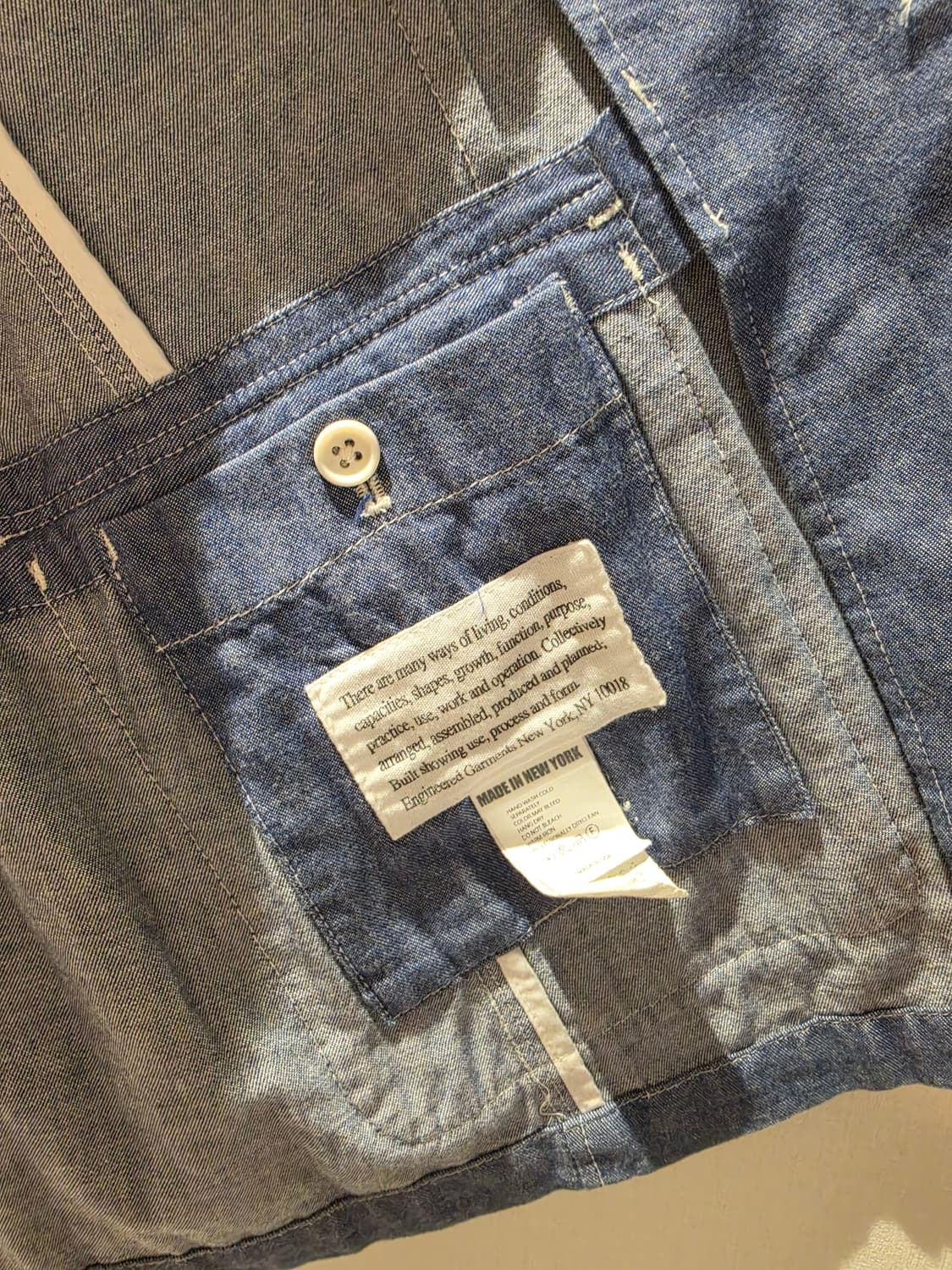 engineered garments 엔지니어드 가먼츠 샴브레이 자켓 상품이미지5