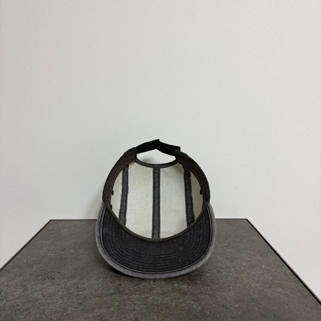 (OS) 슈프림 박스로고 캠프캡 모자 워시드 캔버스 블랙 상품이미지5