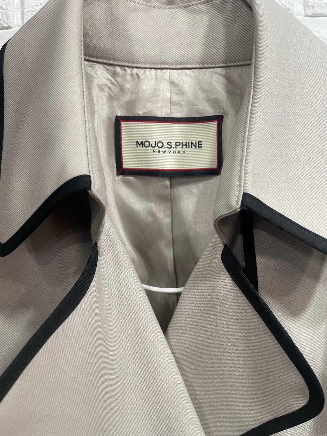 모조에스핀 트렌치코트:) 정가 99만원 (윤세아착용) 하객룩오피스룩출근룩 상품이미지4