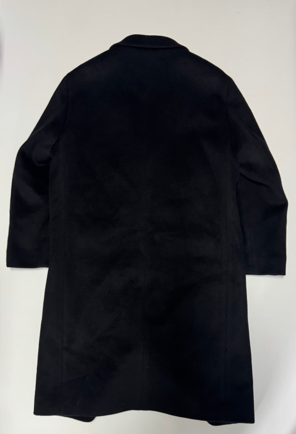 지오송지오 캐시미어 혼방 투 버튼 싱글 울 코트 블랙 95 상품이미지2