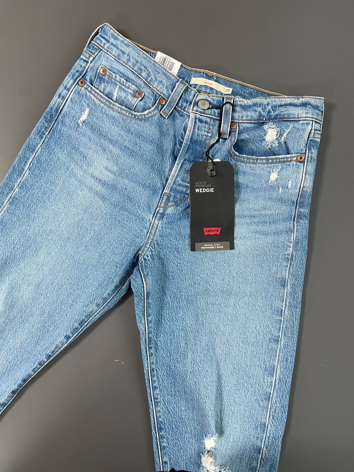 [27] 리바이스 프리미엄 웨지 데님 팬츠 [새상품] 상품이미지4