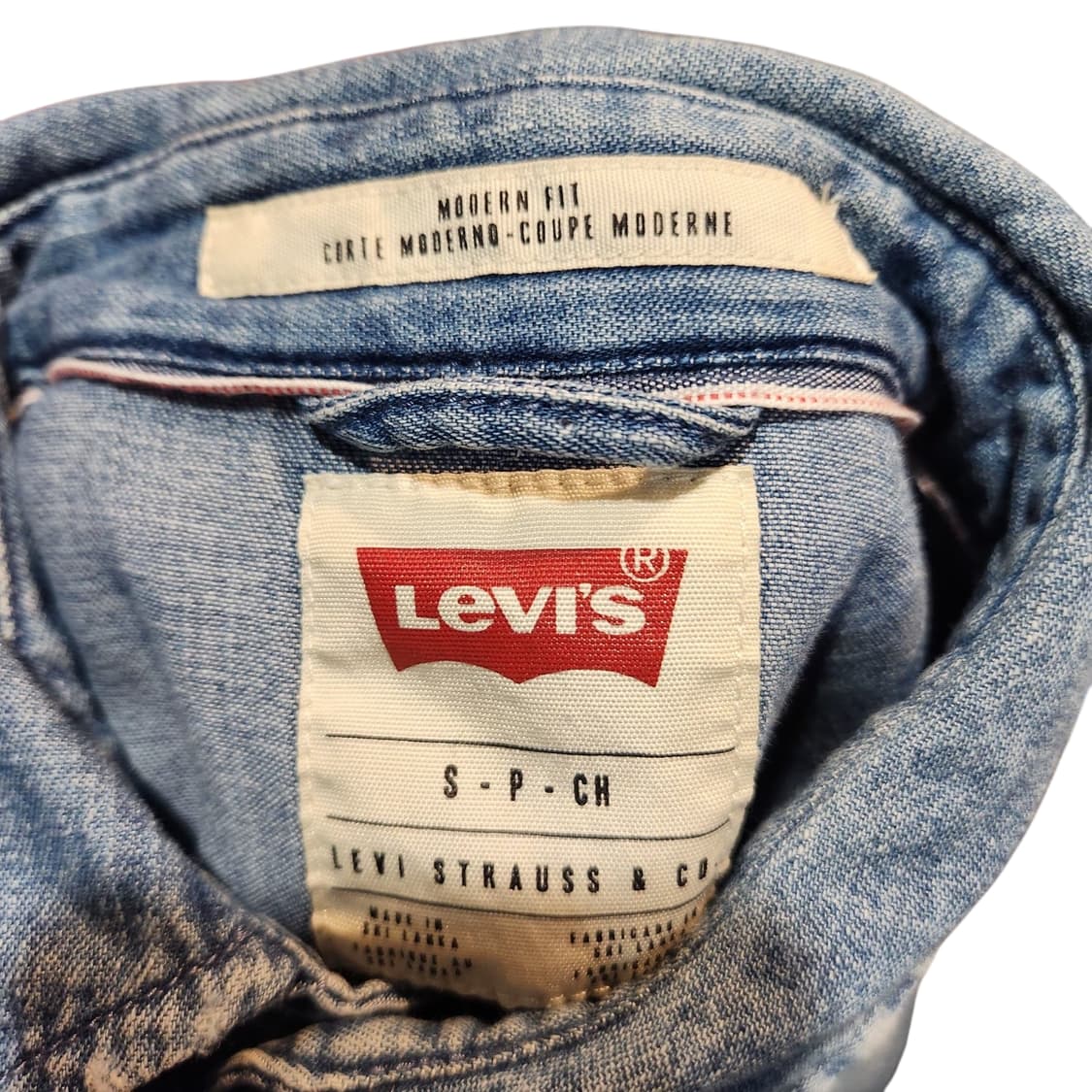 Levi's 웨스턴 데님 셔츠 상품이미지2