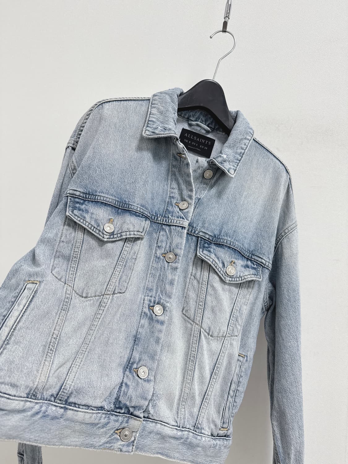 올세인츠 연청 데님 자켓 상품이미지6