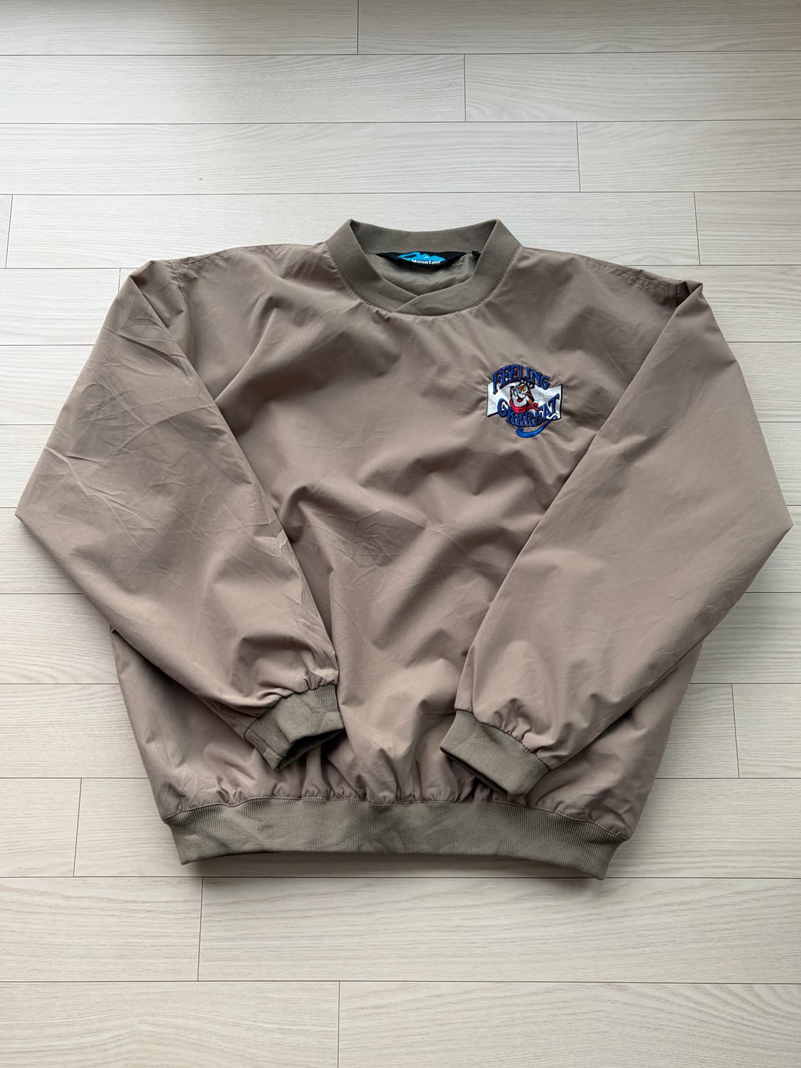 [데드스탁] 00s 켈로그 호랑이 자수 프로모 베이지 웜업 105 상품이미지1