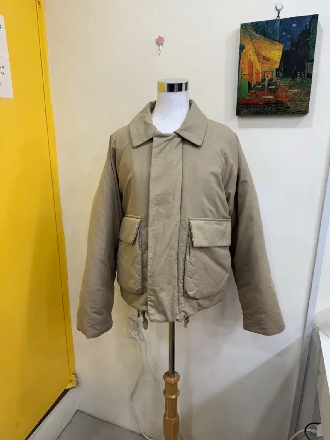 라퍼지스토어 덕다운 숏패딩 오버핏 점퍼 상품이미지2