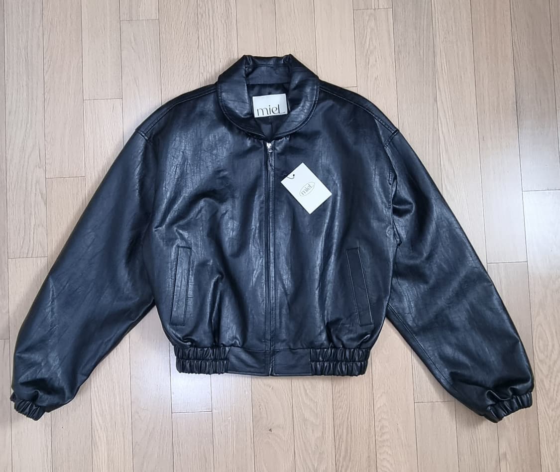 미엘 페이크레더 버닝 자켓 Free _ 여성 상품이미지2