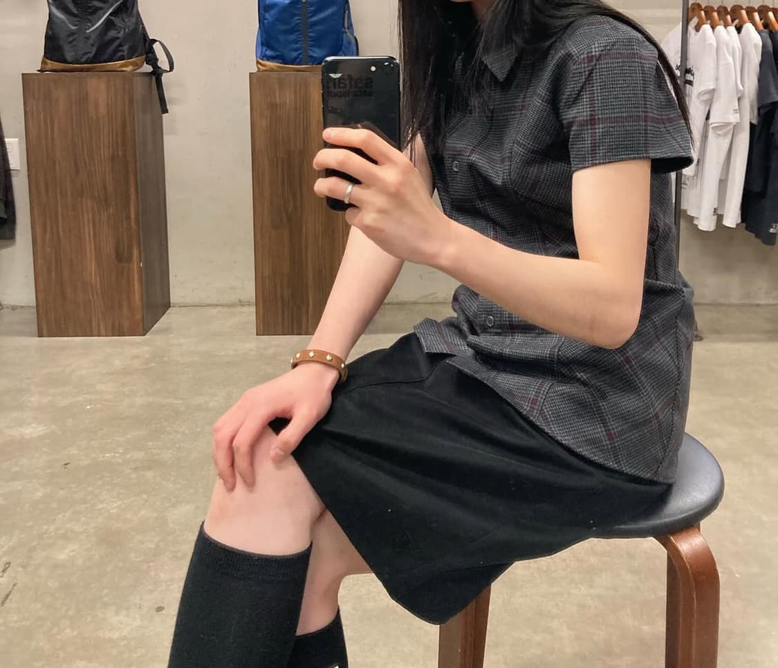 사파리스팟 1/2 에스클레프 체크셔츠 상품이미지3